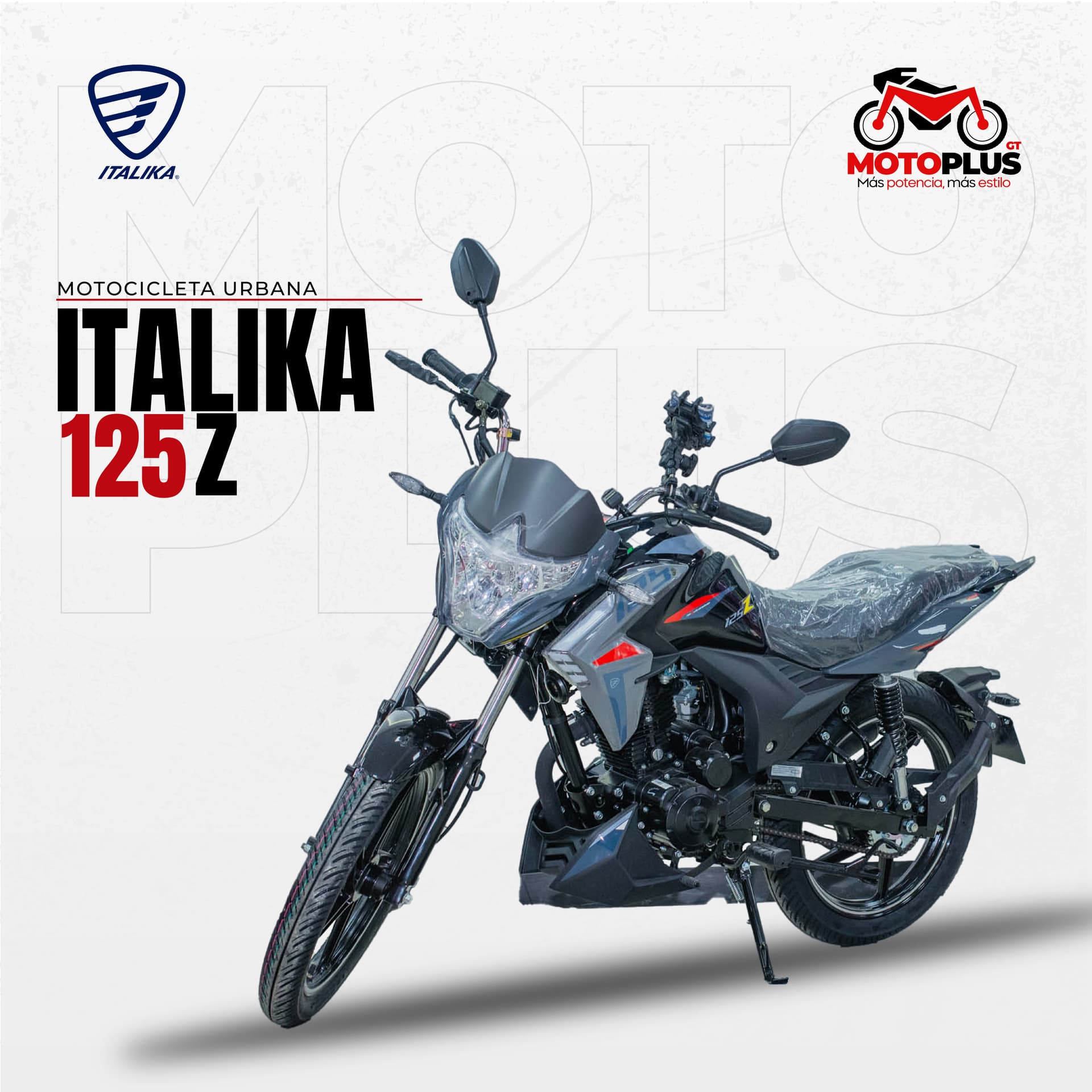 Italika 125Z Negra/Gris