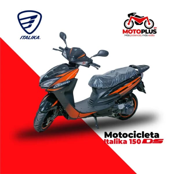 Italika DS150 Negra/Naranja