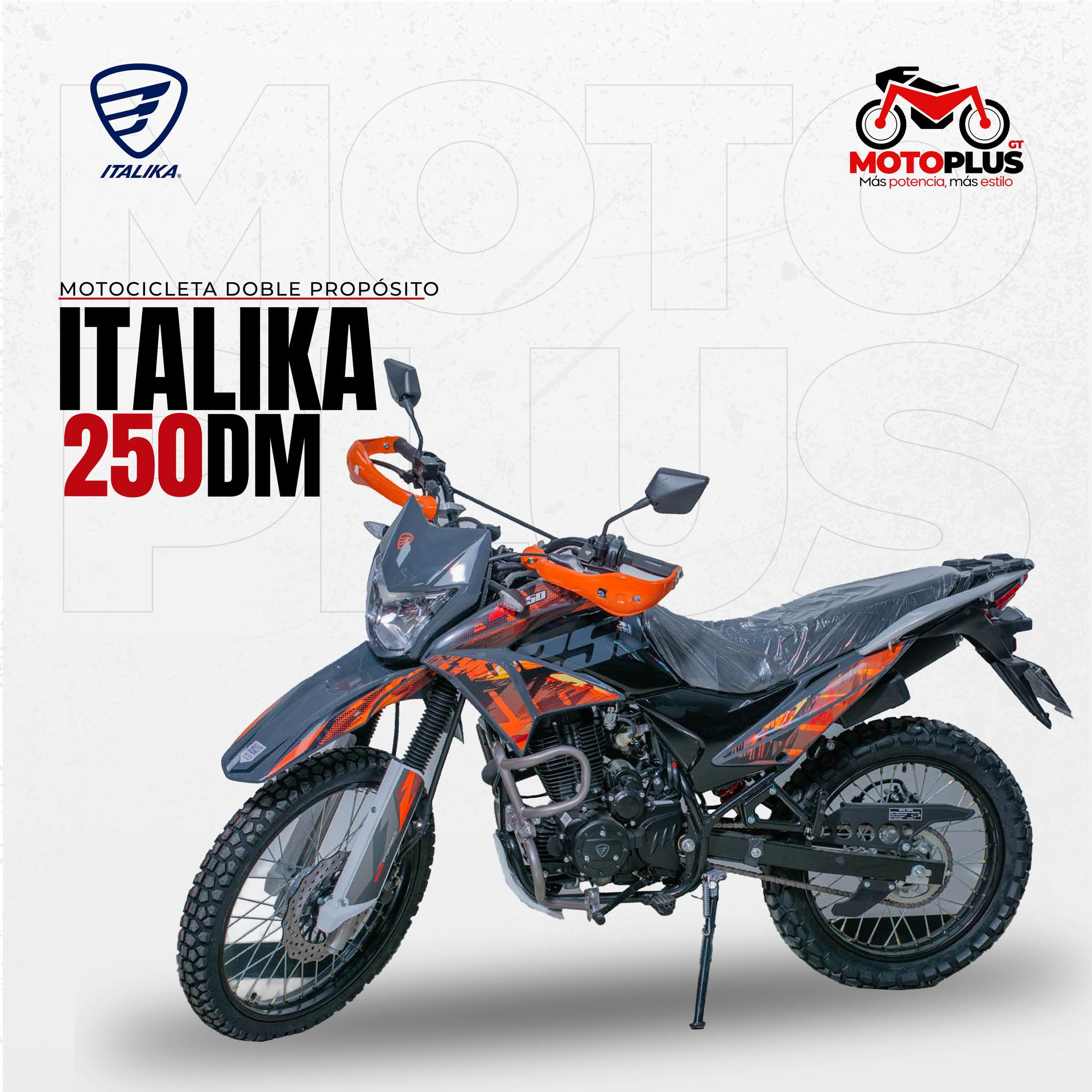 Italika DM250 Naranja/Negra
