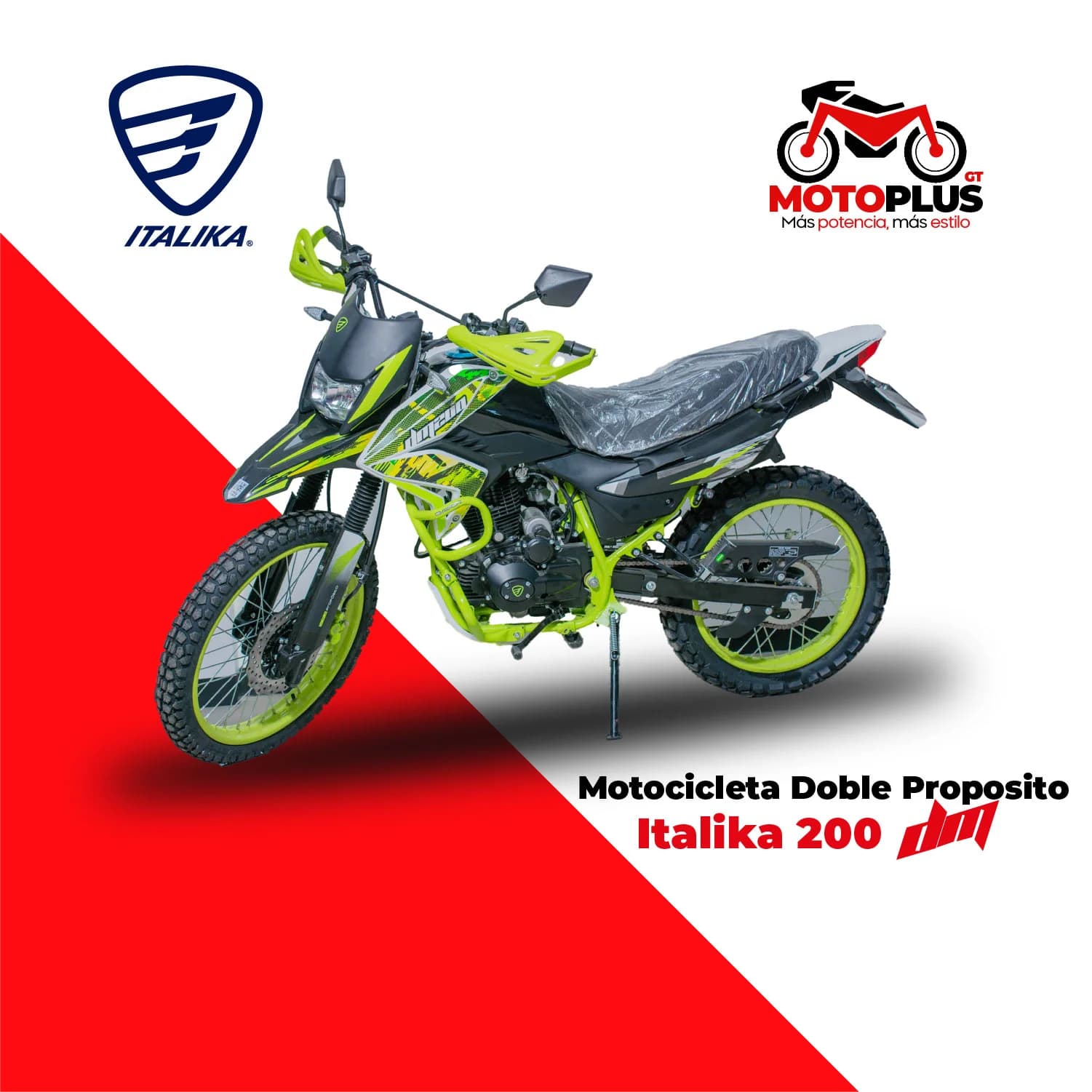 Italika DM200 Verde/Negra