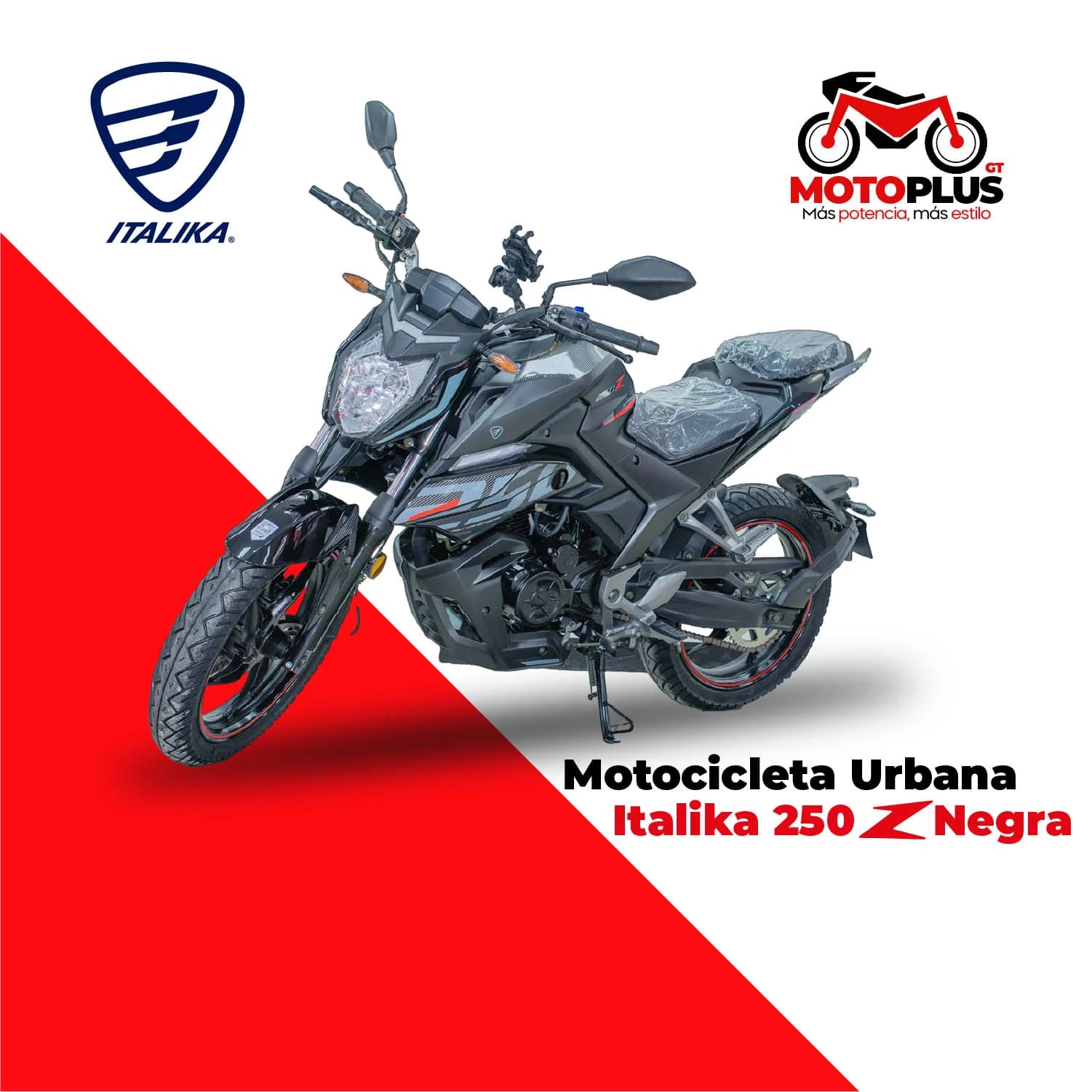 Italika 250Z Negra/Gris