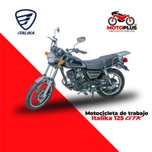 Motocicleta de Trabajo Italika 125 GTK Negro