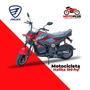 Motocicleta Italika Bit 150 Rojo con Negro