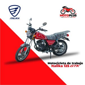 Motocicleta Italika125 GTK Rojo