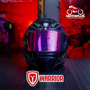 Casco Warrior neón